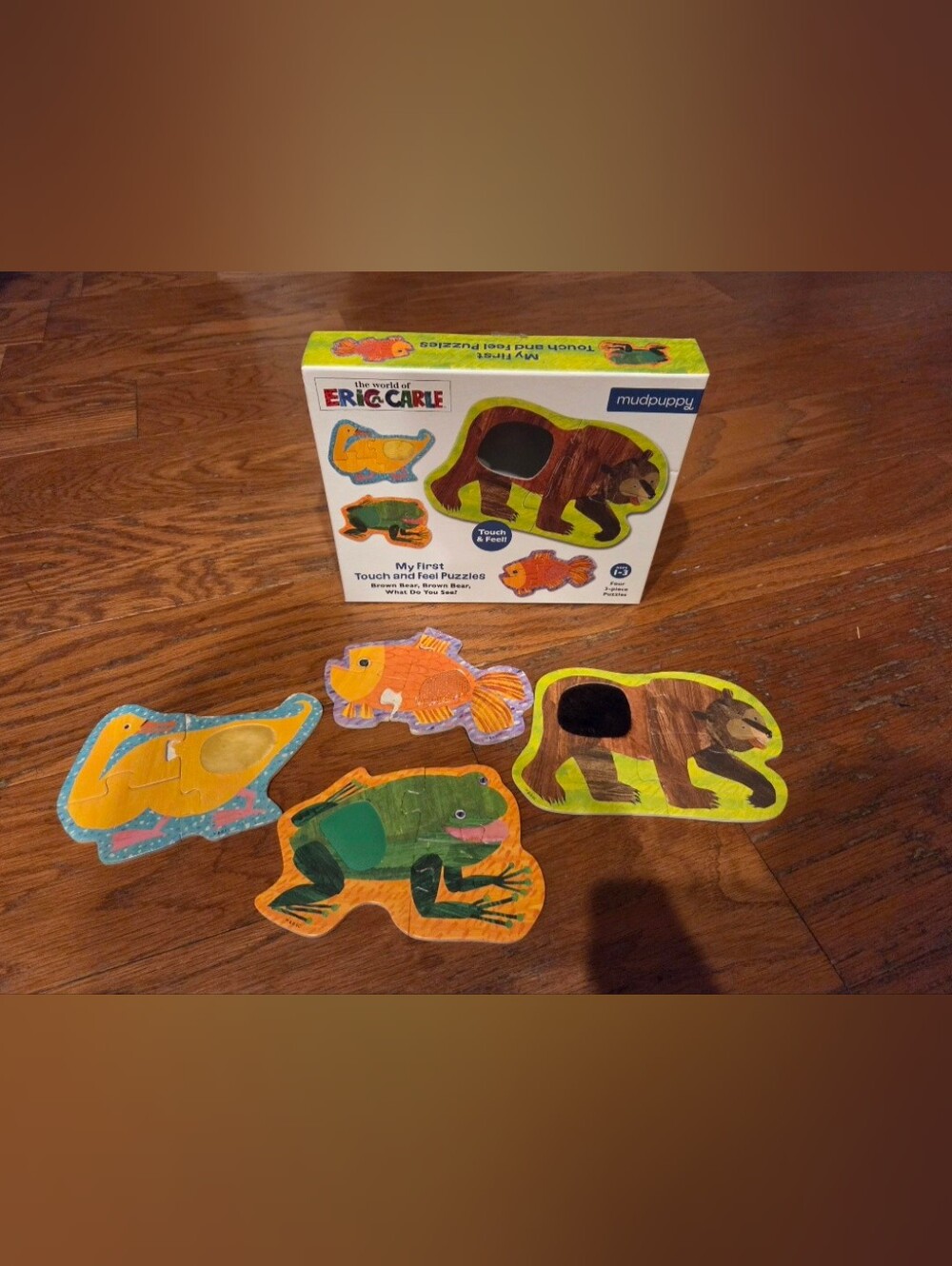 Mudpuppy Brown Bear Brown Bear, My First Touch and Feel Puzzles -